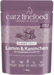 catz finefood Katzen-Nassfutter Classic Lamm & Kaninchen 85 g