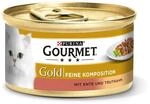 Gourmet Katzen-Nassfutter Gold Feine Komposition mit Ente und Truthahn 85 g
