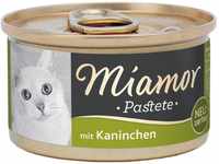 Miamor Katzen-Nassfutter Pastete Kaninch 85 g