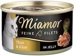 Miamor Katzen-Nassfutter Feine Filets in Jelly Thunfisch und K&auml;se 100 g