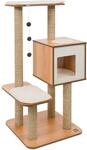 Vesper Kratzbaum High Base 55,5 cm x 56 cm x 121,5 cm Walnuss