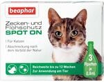 Beaphar Zecken- und Flohschutz Spot on f&uuml;r Katzen 3 x 0,8 ml