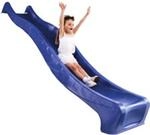 T & J Wellenrutsche PE 120 cm x 46 cm x 240 cm Blau