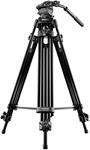Mantona Videostativ Dolomit 1300 188Cm Videostativ Kamerastativ Tripod Fluidkopf