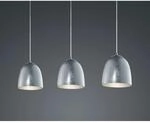 Trio Pendelleuchte Ontario Silber 3-flammig