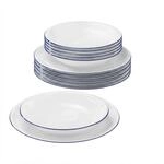 Seltmann Weiden Compact Blaurand Tafelservice 12-teilig