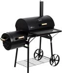 El Fuego Holzkohlegrill Smoker Dakota mit zwei Grillfl&auml;chen