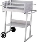 tepro Grillwagen Pasadena Holzkohlengrill 84 x 90 x 52 cm (B x H x T) Silber