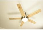 AIRERYDER Deckenventilator Fresco Nickel 112 cm mit Beleuchtung und Fernbedienung