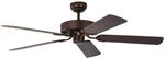 Pepeo Deckenventilator Potkuri Aged Bronze - Walnuss 132 cm mit Zugkette
