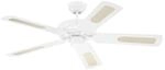 WESTINGHOUSE Deckenventilator Monarch Wei&szlig; 122 cm mit Zugkette
