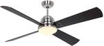 CASAFAN Deckenventilator mit Beleuchtung mit Fernbedienung Libeccio Chrom Geb&uuml;rstet