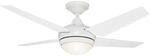 HUNTER FANS Deckenventilator Sonic Wei&szlig; 132 cm mit Beleuchtung und Fernbedienung