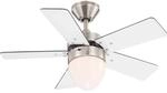 GLOBO Deckenventilator Marva 76 cm mit Beleuchtung und Zugschn&uuml;ren