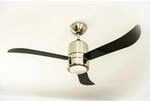 AIRERYDER Deckenventilator Loft Nickel - Schwarz 112 cm mit Beleuchtung und