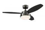 WESTINGHOUSE Deckenventilator Alloy Gun Metal 105 cm mit Beleuchtung und Zugketten