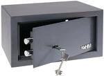 HMF 49217-11 Safe Tresor Schl&uuml;ssel M&ouml;beltresor 31 x 17 x 25 cm Anthrazit