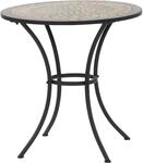 Siena Garden Gartentisch Prato Rund Schwarz &Oslash; 70 cm