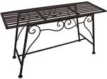 Garden Pleasure Blumenbank Lorin 27 cm x 45 cm x 83 cm Schwarz-Braun