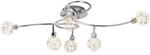 Brilliant Deckenspot Joya 6-flammig Chrom