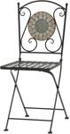 Siena Garden Klappsessel Prato Eisen 37 cm x 36 cm x 90 cm Schwarz Mosaik
