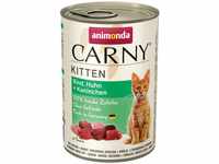 Carny Katzen-Nassfutter Kitten Rind und Huhn und Kaninchen 400 g