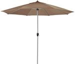 Doppler Marktschirm Active &Oslash; 376 cm Greige mit Drehfunktion