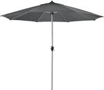 Doppler Marktschirm Active &Oslash; 376 cm Anthrazit mit Kurbelmechanik