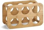 Zeller Weinregal Bambus f&uuml;r 6 Flaschen 16 cm x 24 cm x 38 cm Natur