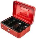 HMF 10125-03 Geldkassette 25 x 18 x 9 cm Rot