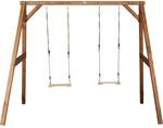 Axi Doppelschaukel Braun 160 x 254 x 207 cm
