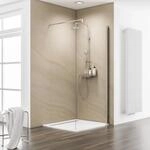 Schulte ExpressPlus Walk-In Dusche MasterClass M6 Chromoptik 200x120cm