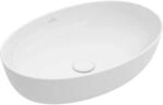Villeroy & Boch Aufsatzwaschbecken Artis 61 cm x 41 cm Wei&szlig; Alpin CeramicPlus