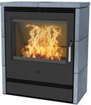 Fireplace R&ouml;nky Kaminofen Speckstein Schwarz 9,5 kW mit Automatik