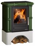 Justus Bavaria Kaminofen Keramik Gr&uuml;n 7 kW