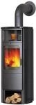 Hark Opera B grande Kaminofen Ofenkacheln Meteorschwarz 5 kW mit Automatik