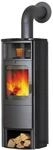 Hark Opera B grande Kaminofen Ofenkacheln Meteorschwarz 7 kW mit Automatik