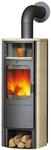 Hark Opera B grande Kaminofen Ofenkacheln Creme 7 kW mit Automatik