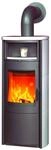 Hark Nika ECOplus Kaminofen Ofenkacheln Creme-Wei&szlig; 7 kW mit Automatik