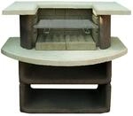 Buschbeck Gartengrill Montana Wei&szlig;-Braun