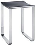 Keuco Badhocker Plan Belastbar bis 100 kg Verchromt/Schwarzgrau