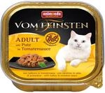 Vom Feinsten Katzen-Nassfutter Adult Pute und Tomatesauce 100 g