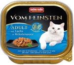 Vom Feinsten Katzen-Nassfutter Adult Lachs und Kr&auml;utersauce 100 g
