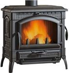 Firefix Isotta Kaminofen Gusseisen Schwarz 11,9 kW