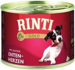 Rinti Hunde-Nassfutter Gold Entenherzen 185 g