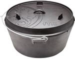 Petromax Dutch Oven FT18-T Schwarz mit planem Boden ca. 17,3,