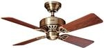 HUNTER FANS Deckenventilator Hunter Bayport 107 cm Messing Antik mit Zugkette