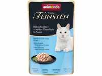 Animonda Vom Feinsten Katzen-Nassfutter in Sauce Huhn und Thunfisch 50 g