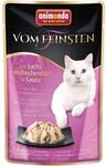 Vom Feinsten Katzen-Nassfutter in Sauce Lachs und Huhn 50 g