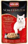 Vom Feinsten Katzen-Nassfutter in Sauce Huhn und Rind 50 g